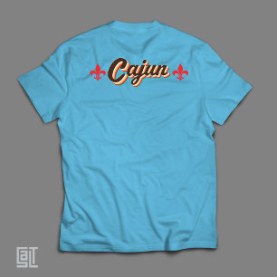 Classic Cajun Fleur-de-lis Retro Throwback Vintag T-Shirt