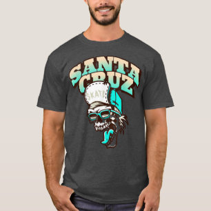 Classic California Skater Santa Cruz  T-Shirt