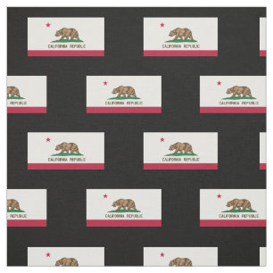 Classic California State Flag Fabric