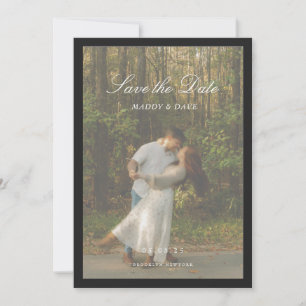 Classic Calligraphy Nostalgic Luxury Save the Date