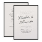 Classic Calligraphy Old Money Wedding