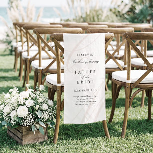 Classic Calligraphy Reserved In Loving Memory Banner