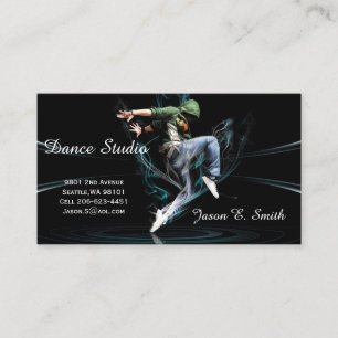 Classic Calling Card-Dance Studio Sample Card