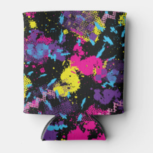 Classic Camouflage: Seamless Vintage Pattern Can Cooler