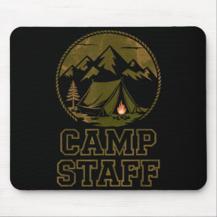 Classic Camp Staff Host Squad Campers Counsellor Mouse Pad