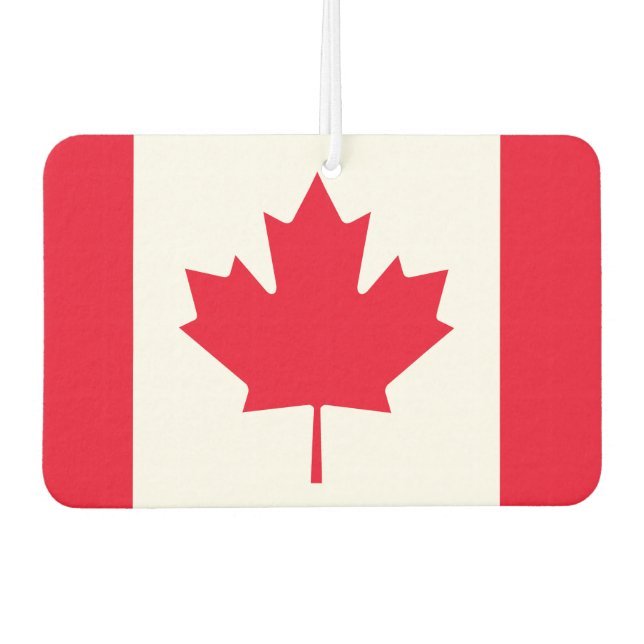 Classic Canada Flag Car Air Freshener (Front)