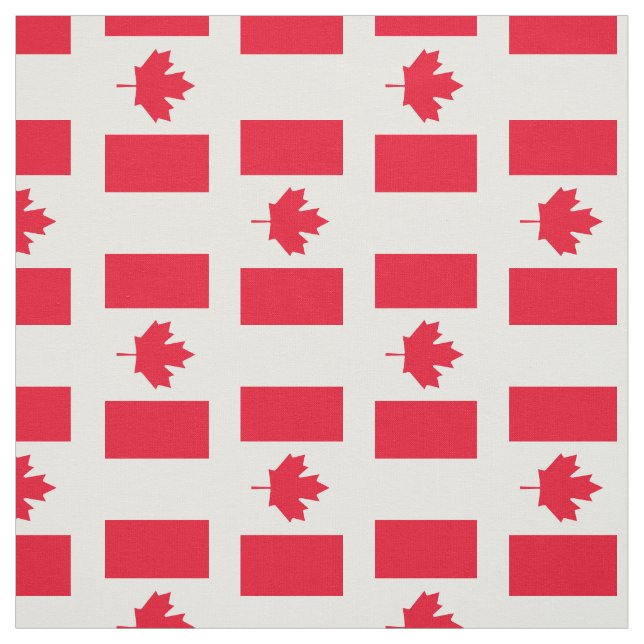 Classic Canada Flag Fabric (Swatch)