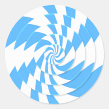 Classic Candy Sucker Round Sticker