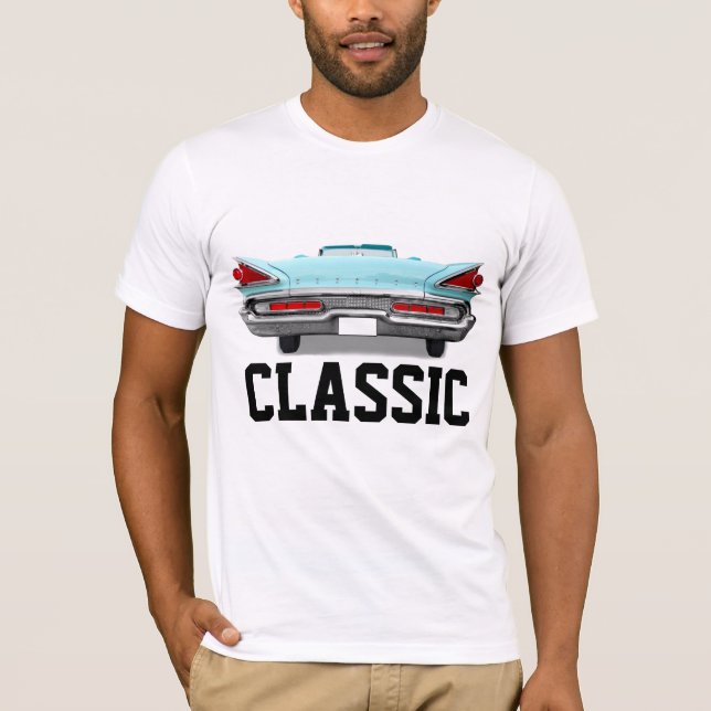 CLASSIC CAR 1950's VINTAGE MEN'S T-SHIRTS (Front)
