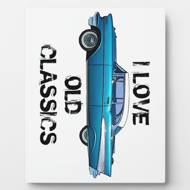 Classic car 1957 Chevy BelAire custom plaque (Front)