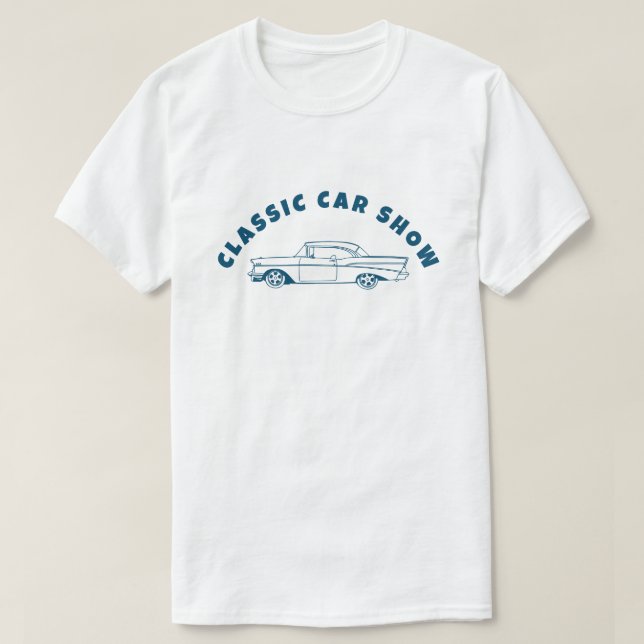 Classic Car 1960s Chevy Bel Air design T-Shirt (Design Front)