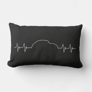 classic car 2cv Retro Heartbeat  Lumbar Cushion
