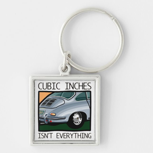 Classic car: Air-cooled 356 more than cubic inches Key Ring (Front)