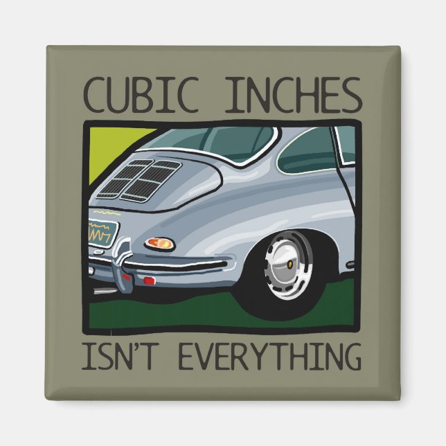 Classic car: Air-cooled 356 more than cubic inches Magnet (Front)