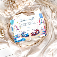 Classic Car Baby Celebration Diapper Raffle