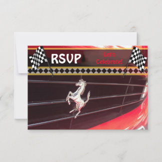 Classic Car Birthday Party RSVP 2