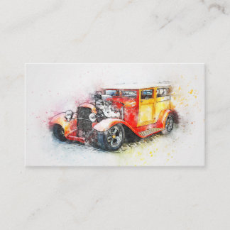 Classic Car Business Card