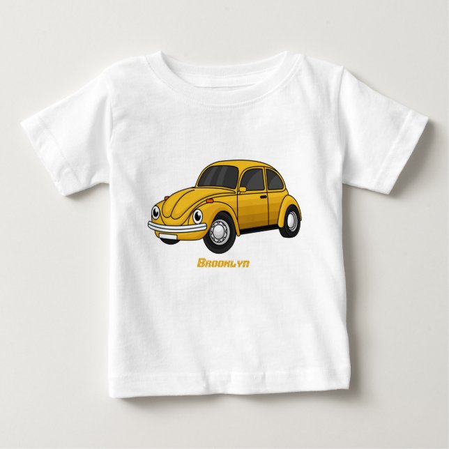 Classic car cartoon  baby T-Shirt (Front)