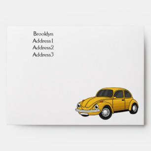 Classic car cartoon envelope