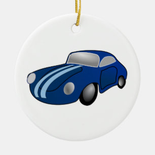 Classic Car Ceramic Tree Decoration