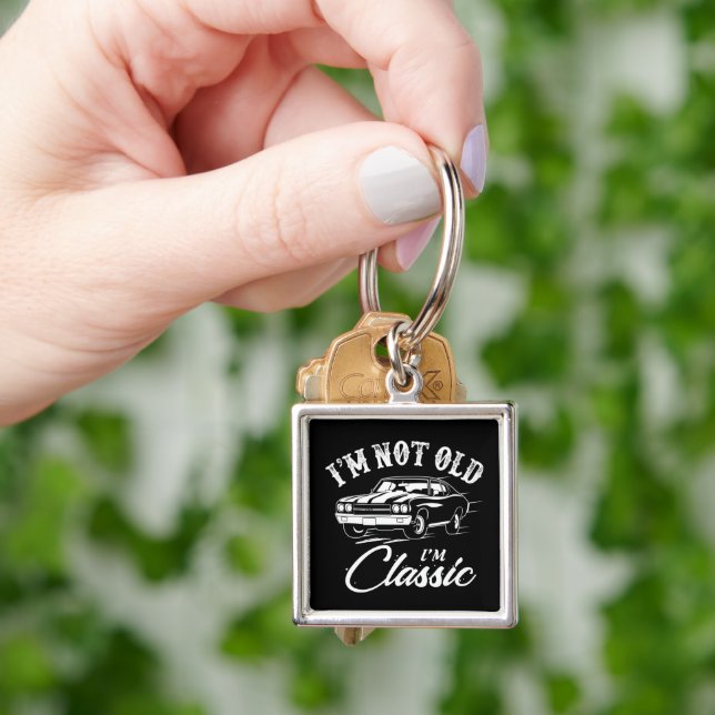 Classic Car Chevelle   Key Ring (Hand)