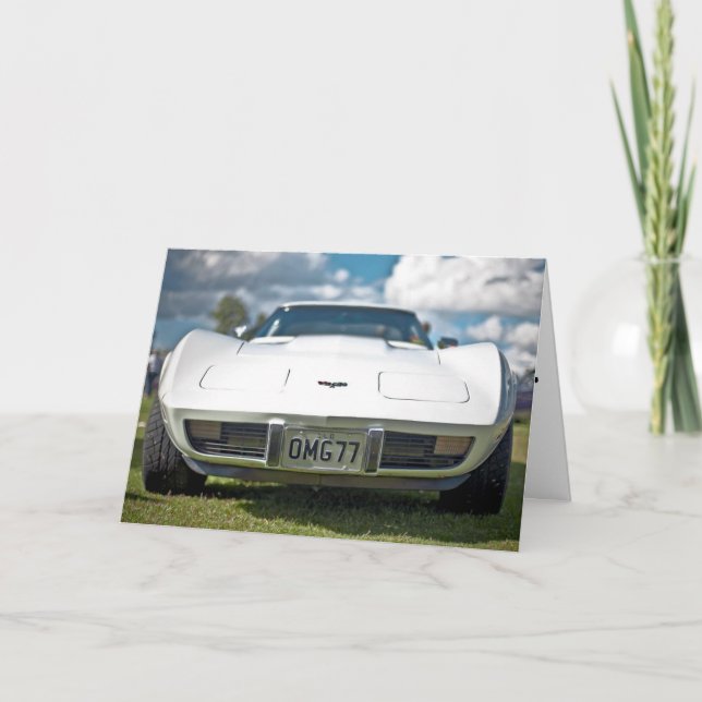 CLASSIC CAR CLASS ACT BIRTHDAY CARDS (Front)