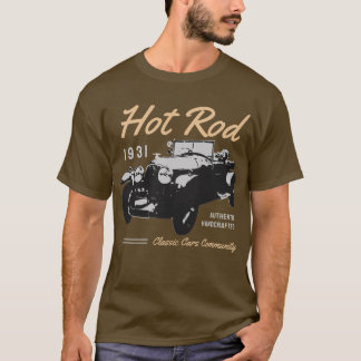Classic car community typography T-Shirt