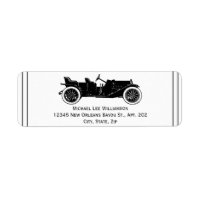 Classic Car Convertible Antique Auto Vintage Black
