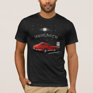 Classic Car Cruising Route 66 T-shirt