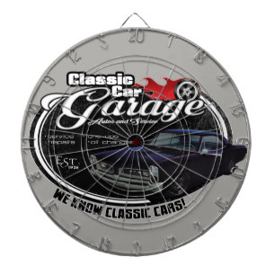 Classic Car Custom GTO Garage Dartboard