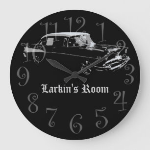 Classic Car Custom Name Clock