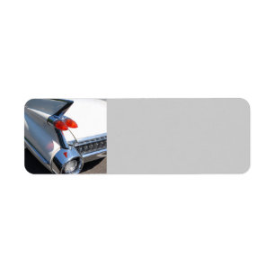 Classic Car Design Return Address Label