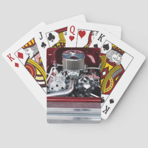 Classic Car Engine Playing Cards