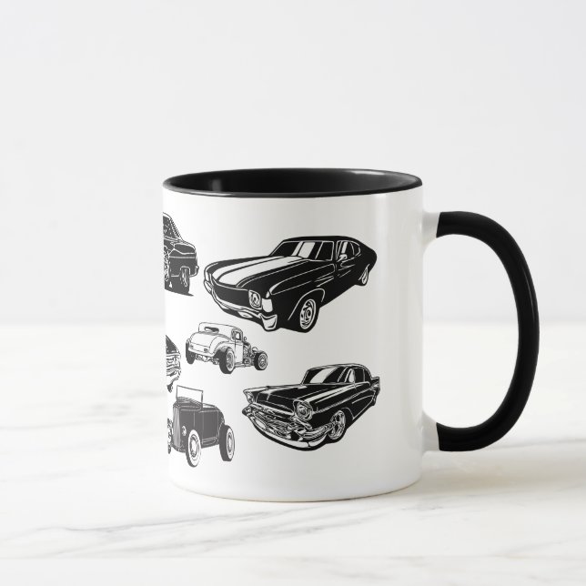 Classic Car Enthusiast Coffee Cup (Right)