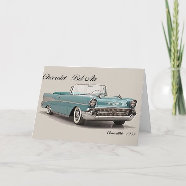 Classic Car Greeting card (Front)