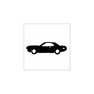 Classic Car Hot Rod Rubber Stamp