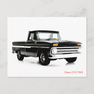 Classic car image for postcard