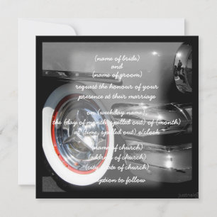 classic car Invitation