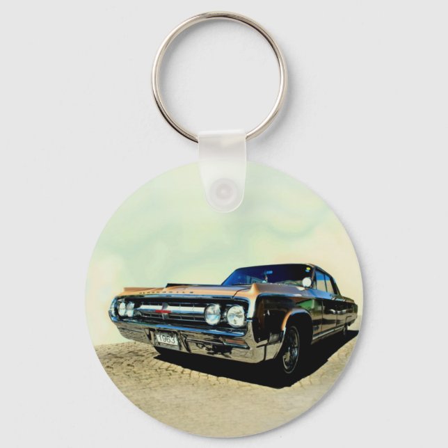 classic car key ring (Front)