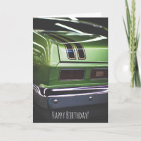 Classic Car Lover Nova Chevy Funny Birthday 