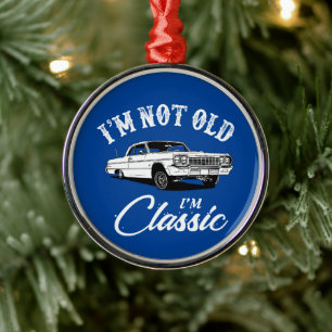Classic Car Metal Ornament