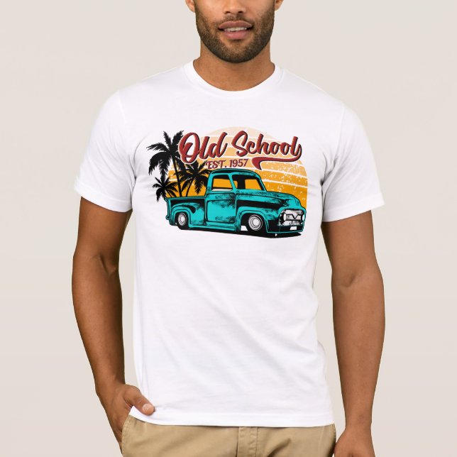 Classic Car Old School T-Shirt (Front)