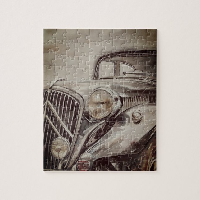 Classic car puzzle (Vertical)