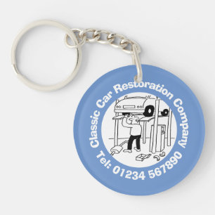 Classic Car Restoration & Mechanics. Key Ring