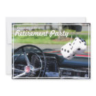 Classic Car Retirement Party Invitation