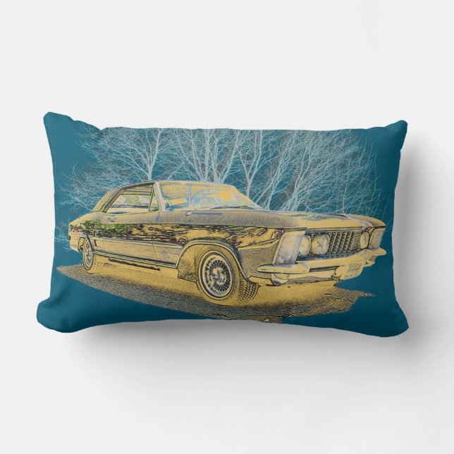 Classic Car Riviera Lumbar Cushion (Front)