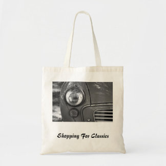 classic car shopping bag