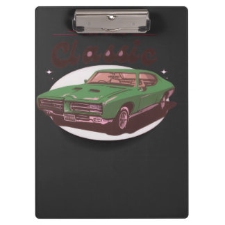 Classic Car Show Clipboard