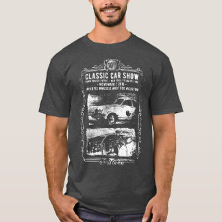 Classic car show t-shirt
