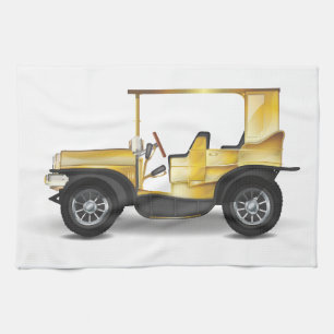 Classic Car Tea Towel